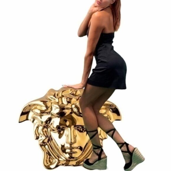 Versace Jeans Couture Black Dress | Size 4 - Picture 8 of 9